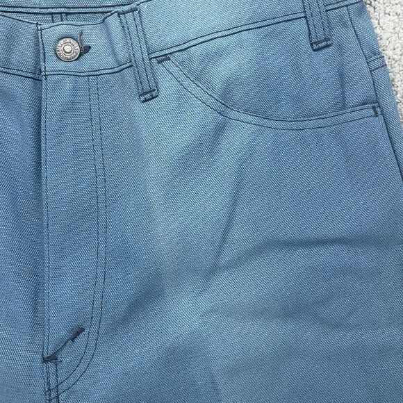 Vintage Levi's Sta-Prest Big E Blue Slim Fit Pants 35x28 Deadstock New Old Stock - Picture 10 of 10